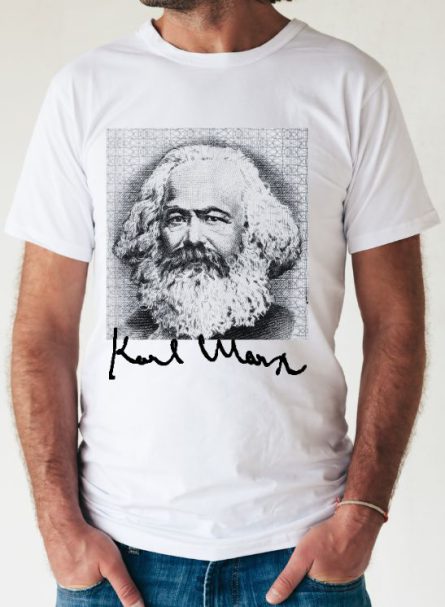 Estampa Mono de Karl Marx